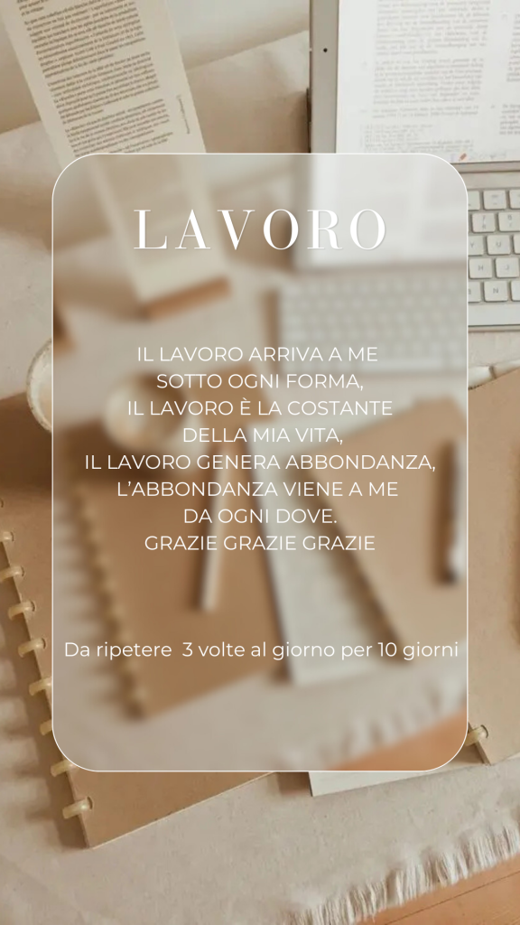 Decreto Akashico Lavoro